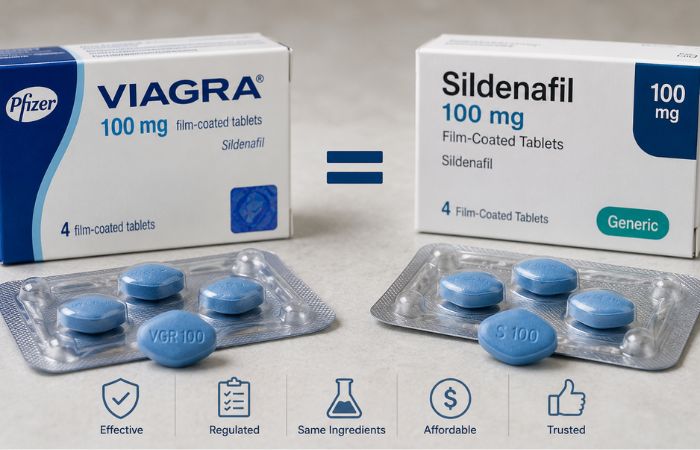 Sildenafil as Effective as Brand-Name Viagra